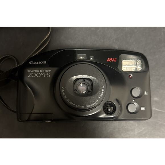 Canon Sure Shot Zoom-S AF 35mm Film Camera Auto Focus Point And Shoot Tested - Picture 2 of 13